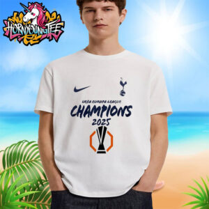Nike x Tottenham Hotspur UEFA Europa League 2025 Champions Unisex T-Shirt