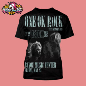 One Ok Rock Band With Stand Atlantic North American Detox Tour 2025 Live Concert At Bayou Music Center In Houston TX On May 23 2025 All Over Print Shirt