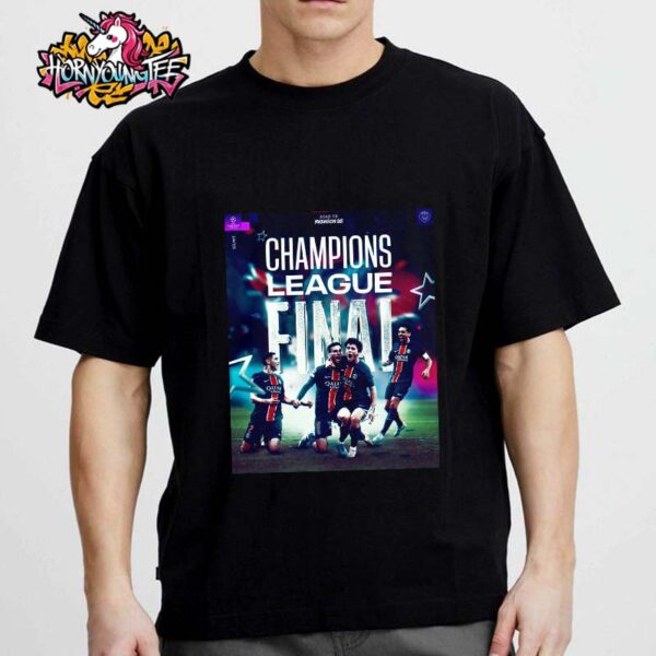 Paris Saint Germain Road To Champion Of Champions League 2025 Final With Inter Milan Unisex T-Shirt