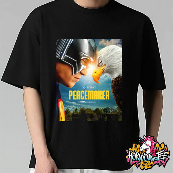 Peacemaker DC Studios Season 2 Official Poster Teaser Trailer Coming Tomorrow New Season Realeses On August 21 2025 Unisex T-Shirt