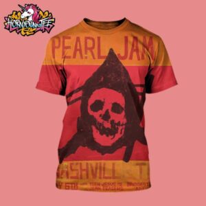 Pearl Jam Dark Matter World Tour 2025 Live Show At Bridgestone Arena On May 6 2025 In Nashville TN Limited Edition Event Poster All Over Print Shirt