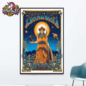 Pearl Jam Dark Matter World Tour 2025 On May 8 2025 Show At Bridgestone Arena In Nashville TN Exclusive Design For Show Poster Home Decor Canvas