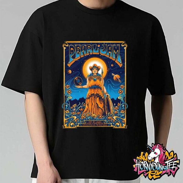 Pearl Jam Dark Matter World Tour 2025 On May 8 2025 Show At Bridgestone Arena In Nashville TN Exclusive Design For Show Unisex T-Shirt