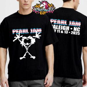 Pearl Jam Music Show At Lenovo Center In Raleigh North Carolina 2025 Trans Stickman Tee On May 11 And 13 2025 Unisex T-Shirt Two Sides