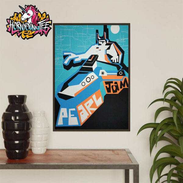 Pearl Jam The 25th Anniversary Of The Binaural Tour On May 23 2000 In Lisbon Portugal Poster Home Decor Canvas