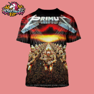 Primus Band Event Poster At Budweiser Stage In Toronto ON On May 22 2025 All Over Print Shirt