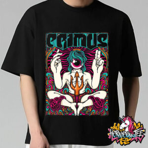 Primus Band Live Show Poster For Show Tonight At Veterans United Home Loans Amphitheater In Virginia Beach On May 11 2025 Black Unisex T-Shirt