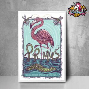 Primus Band Sessanta V2.0 Event Poster For Primus Show At MIDFLORIDA Credit Union Amphitheatre In Tampa On May 8 2025 Poster Home Decor Canvas