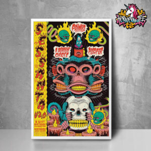Primus Puscifer A Perfect Circle Sessanta V2.0 A 61st Birthday Celebration Show At MIDFLORIDA Credit Union Amphitheatre In Tampa FL On May 8 2025 Poster Home Decor Canvas