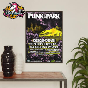 Punk In The Park Fest 2025 Event Poster Line Up Artis For Show On June 28 2025 Poster Home Decor Canvas