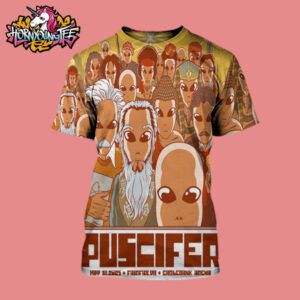 Puscifer Band Event Poster For Show At Eaglebank  Arena In Fairfax VA On May 18 2025 All Over Print Shirt