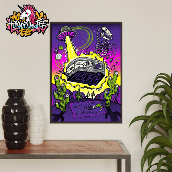 Puscifer Band Event Poster Merchandise For Show At TD Pavilion At The Mann In Philadelphia PA On May 15 2025 Poster Home Decor Canvas