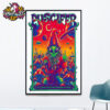 Primus Band Live Show Poster For Show Tonight At Veterans United Home Loans Amphitheater In Virginia Beach On May 11 2025 Poster Home Decor Canvas