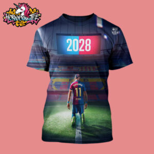 Raphinha Signed With FC Barcelona To 2028 Legend Continues All Over Print Shirt