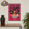 Ross Lynch Obsession World Tour 25 The Driver Era Poster Schedule Cities Tour Dates Poster Home Decor Canvas
