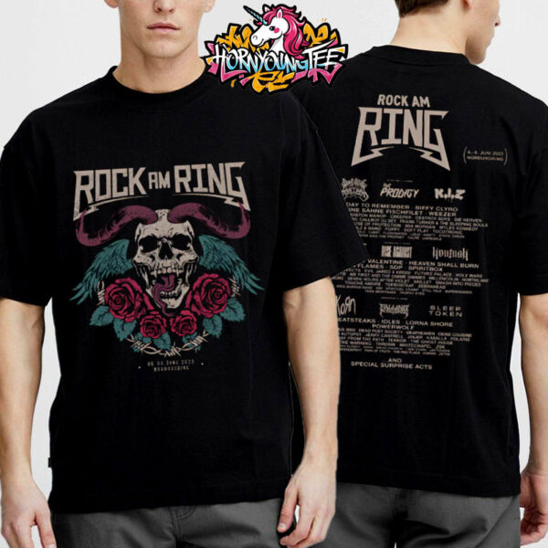 Rock Am Ring Fest Line Up Held On June 6 8 2025 At Nurburgring In Nurburg Germany Merchandise Devils Tongue Tee Unisex T-Shirt Two Sides