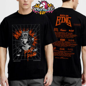 Rock Am Ring Fest Line Up Held On June 6 8 2025 At Nurburgring In Nurburg Germany Merchandise For Show Metal Cat Tee Unisex T-Shirt Two Sides