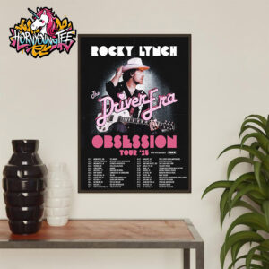 Ross Lynch Obsession World Tour 25 The Driver Era Poster Schedule Cities Tour Dates Poster Home Decor Canvas