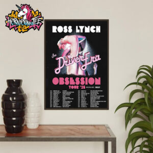 Ross Lynch The Driver Era Obsession World Tour 25 Poster Schedule Cities Tour Dates Poster Home Decor Canvas