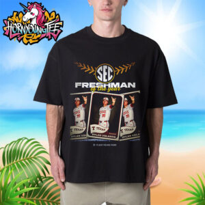SEC Southeastern Conference Frershman Of The Year Pitcher Dylan Volantis Player’s Texas Longhorn Unisex T-Shirt