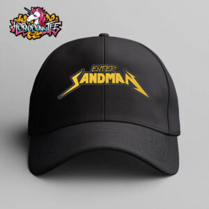 Sandman Collab Metallica Athletic Merchandise Tee Fan Gift Black Hat Cap