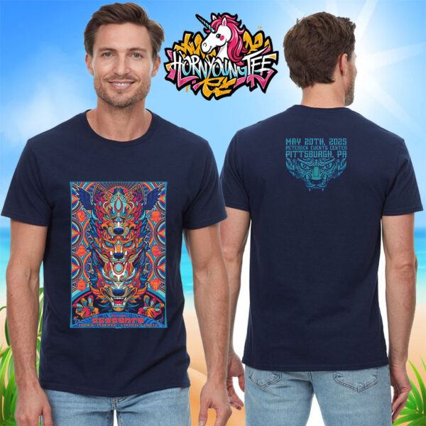 Sessanta V2.0 Exclusive Merch For Show At Petersen Events Center In Pittsburgh PA On May 20 2025 Navi Unisex T-Shirt Two Sides