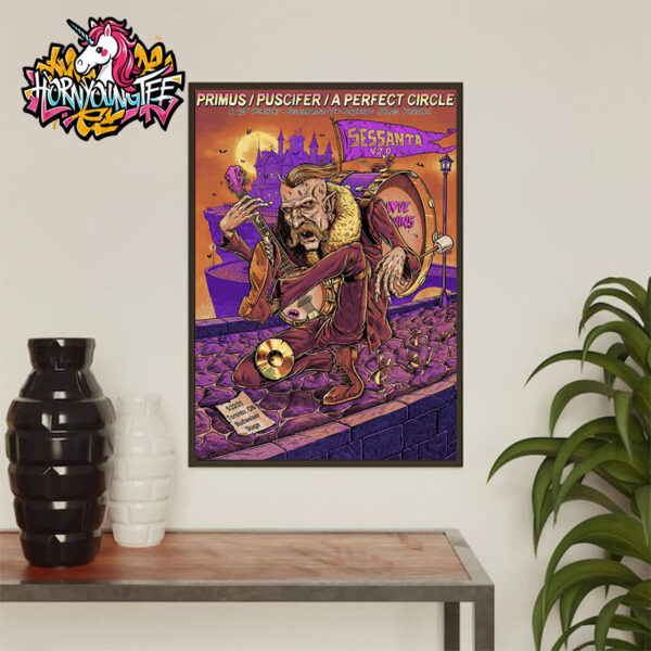 Sessanta V2.0 Poster Show At Budweiser Stage In Toronto On May 22 2025 Poster Home Decor Canvas