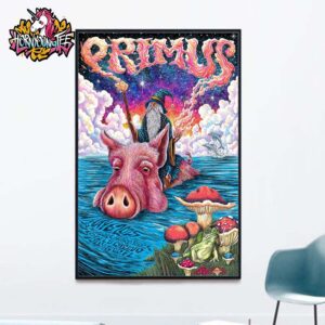 Sessanta V2.0 Primus Band Exclusive Event Poster For Show At Seminole Hard Rock Hotel And Casino In Hollywood On May 6 2025 Poster Home Decor Canvas