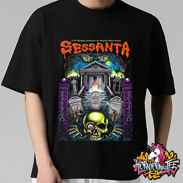 Sessanta V2.0 Show Tonight At Veterans United Home Loans Amphitheater In Virginia Beach On May 11 2025 A 61th Birthday Celebration for Maynard James Keenan Unisex T-Shirt
