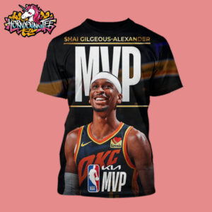 Shai Gilgeous Alexander MVP The 2024-25 Kia NBA Most Valuable Player All Over Print Shirt