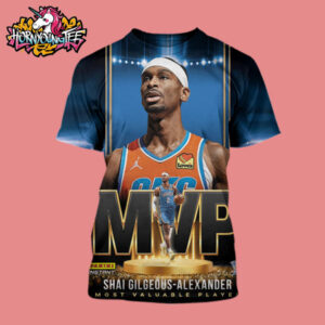 Shai Gilgeous Alexander MVP The 2024-25 NBA Most Valuable Player All Over Print Shirt