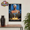 Shai Gilgeous Alexander Wins The Honor MVP First Time In Career Poster Home Decor Canvas