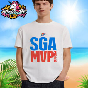 Shai Gilgeous Alexander SGA MVP NBA 2024-25 Text Unisex T-Shirt