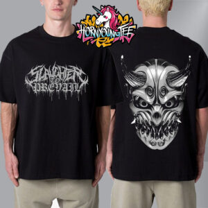 Slaughter To Prevail Oni White Face Unisex T-Shirt Two Sides