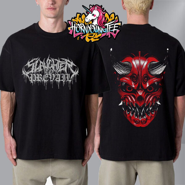 Slaughter To Prevail Oni Red Face Unisex T-Shirt Two Sides