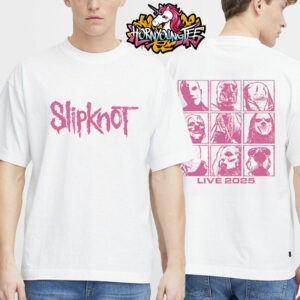 Slipknot Live 2025 Tour Orchid T-Shirt Two Sides