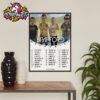 Johnny Blue Skies Who The Fuck Is Johnny Blue Skies 2025 Tour At Ameris Bank Amphitheatre In Alpharetta Georgia On May 17 2025 Poster Home Decor Canvas