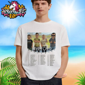 Spafford Band Summer Tour 2025 Schedule Cities Tour Dates Poster For Show Unisex T-Shirt
