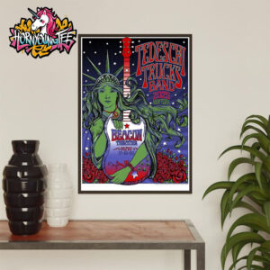 Tedeschi Trucks Band 2025 New York Show At Beacon Theatre On May 17-19 2025 In New York Poster For Show Poster Home Decor Canvas