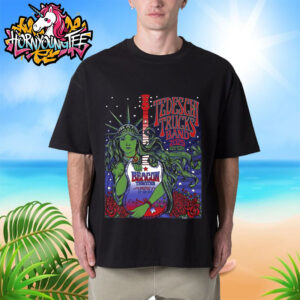 Tedeschi Trucks Band 2025 New York Show At Beacon Theatre On May 17-19 2025 In New York Poster For Show Unisex T-Shirt