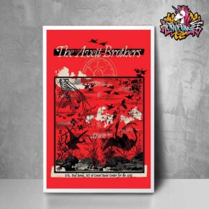 The Avett Brothers Music Show At Count Basie Center For The Arts In Red Bank NJ On May 6 2025 Limited Event Poster Poster Home Decor Canvas