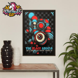 The Black Angels Event Poster For Show At Gothic Theatre In Denver CO Held On May 16 2025 Poster Home Decor Canvas