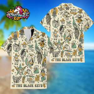 The Black Keys Colorado Springs Poster Tonight Show At Ford Amphitheater On May 25 2025 Regular Hawaiian Shirt