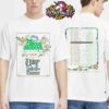 Nothing More Band Carnal Nature World Tour 2025 Official Poster For Show Schedule Cities Dates In Europe And UK Unisex T-Shirt Two Sides
