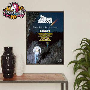 The Callous Daoboys Poster Album I Dont Want To See You In Heaven Billboard Ranking Title Poster Home Decor Canvas