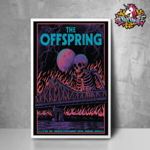 The Offspring Band Music Show Concert Live At Brisbane Entertainment Centre In Brisbane Australia On May 14 15 2025 Exclusive Merchandise Poster Poster Home Decor Canvas
