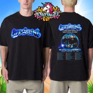The Offspring Supercharged Worldwide In 25 Tour North America Schedule Cities Tour Dates Unisex T-Shirt Two Sides