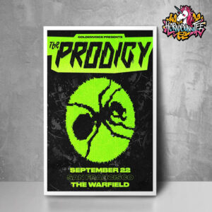 The Prodigy Band Music Show At The Warfield In San Francisco On September 22 2025 Poster Home Decor Canvas
