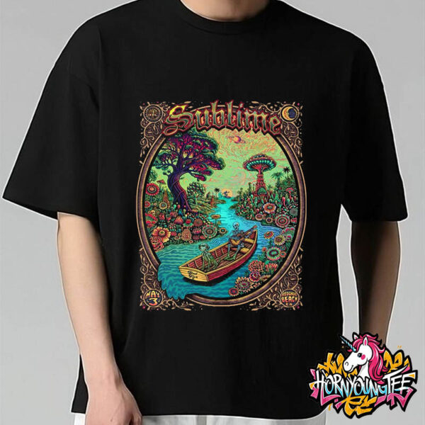 The Sublime Band Exclusive Concert Poster For Show At Redondo Beach In California On May 3 2025 Unisex T-Shirt