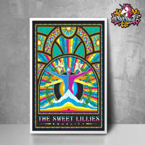 The Sweet Lillies Band Exclusive Screen Printed Poster Album Cover Equality Poster At The Upcoming Shows Poster Home Decor Canvas